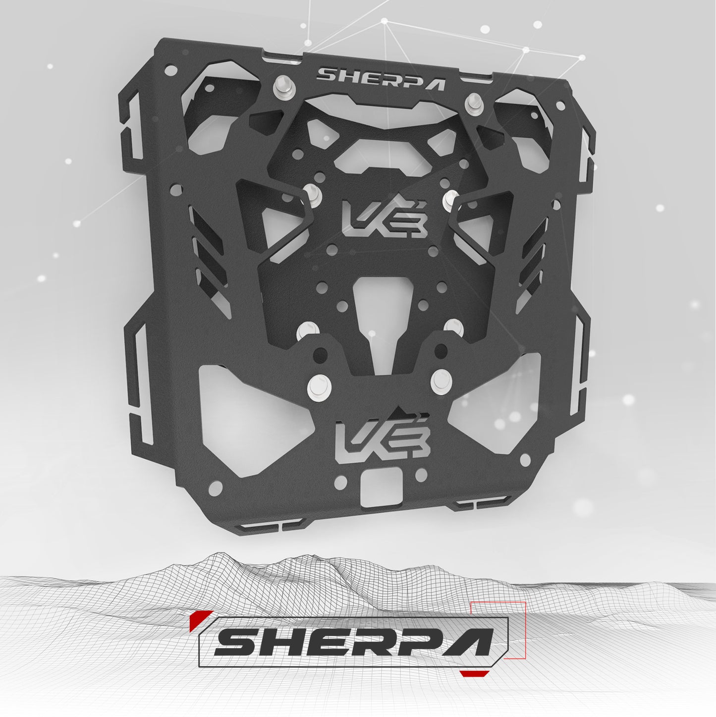 Sherpa:Top Rack Plate - K3G Rally Tech