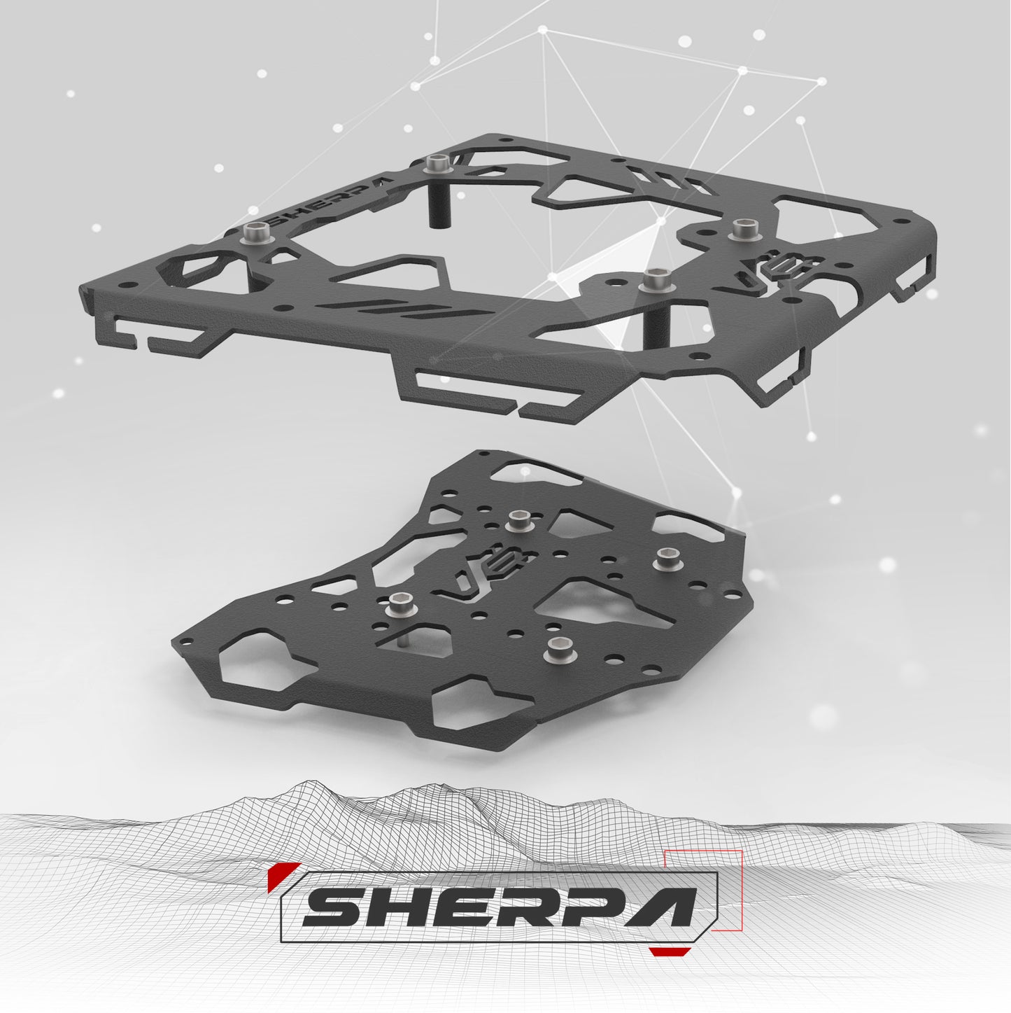 Sherpa:Top Rack Plate - K3G Rally Tech